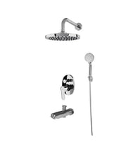 NEWARC DOMİNO ANKASTRE BANYO BATARYA VALFLİ GAGALI SET