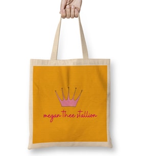Queen Megan Thee Stallion ART Bez Çanta Uzun Saplı