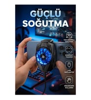 Telefon Soğutucu Fan Güçlü Motorlu Radyatör Cep Telefonu Soğutma Aparatı