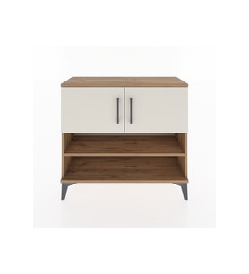 Arges Şifonyer 3 Raflı 2 Kapaklı 88x30x80 Çam-Aytaşı