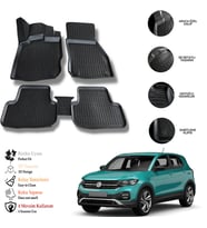 Vw T-Cross 2023 3D Havuzlu Paspas OTL