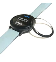 Samsung Galaxy Watch Active 2 44mm Uyumlu Zore PMMA Pet Saat Ekran Koruyucu (Siyah)