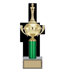 ODAK KUPA - Figürlü Kupalar - Satranç Figürlü Kupalar FG-050 B - 36 cm