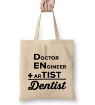 Doctor Engineer Artist Dentist 026 Bez Çanta Uzun Saplı