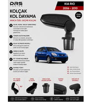 Kia Rio 2006 - 2010 Kolçak Kol Dayama Siyah
