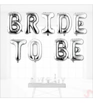 Bride To Be Folyo Balon, 40 cm - Gümüş