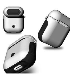 Apple Airpods Kılıf Zore Shockproof Silikon Kılıf Beyaz