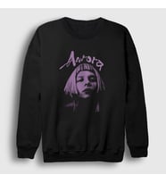 Presmono Unisex Siyah Different Kind Of Human Aurora Sweatshirt 537270tt