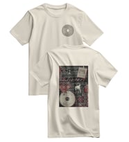 Unisex Kısa Kollu Filistin Eski Gazeti sayfası Baskılı Tişört S - 2xl T300030 (Krem)