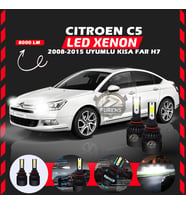 Citroen C5 2008-2015 Kısa Far Uyumlu Şimşek Etkili Led Xenon Light Series H7