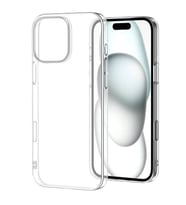 Coverzone iPhone 16 Pro ile uyumlu K?l?f Z-Droga Kapak ?effaf P�r�zs�z Y�zey Kamera �?k?nt?l? Koruma iPhone 16 Pro i�in ?effaf Sert K?l?f