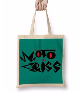 Personalizada Graffit Moto Cross Bez Çanta Uzun Saplı
