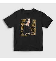 Presmono Unisex Çocuk Siyah Baji Keisuke Anime Tokyo Revengers T-Shirt 259592tt