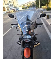 MOTOCAM Moto Guzzi V7 Stone Ön Cam 2021-2023 Model 52cm Şeffaf Renkli 4mm APARATSIZ