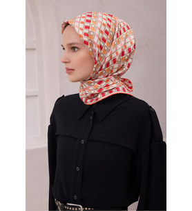 Belli % 100 Twill İpek Eşarp 4223D 35