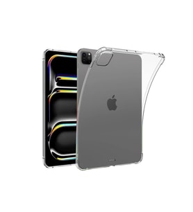 iPad Pro 11 (2024) Kılıf Anti Shock Tablet Silikon - Şeffaf
