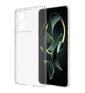 Xiaomi Mi 13T Kılıf Nano Oleofobik Özellikli Sert Arka Yüzey Droga Kılıf (Renksiz)