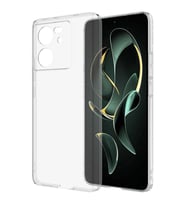 Xiaomi Mi 13T Kılıf Nano Oleofobik Özellikli Sert Arka Yüzey Droga Kılıf (Renksiz)