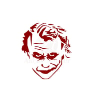 Joker Oto Sticker Kırmızı 20*23 Cm