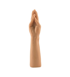 35 cm Dev Boy Ekstra Kalın Realistik El Tasarımlı Dildo – Melez