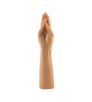 35 cm Dev Boy Ekstra Kalın Realistik El Tasarımlı Dildo – Melez
