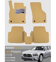 DODGE CHARGER (2011-2015) Uyumlu EVA Paspas Tam Set–Araca Özel,Su Geçirmez,Kolay Montaj