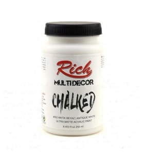 Rich Multi Decor Chalked Akrilik Boya 250 cc. 4502 ANTİK BEYAZ 