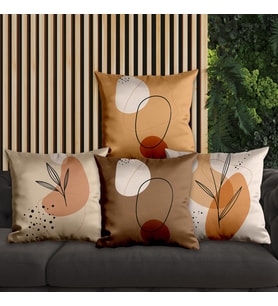eJOYA Modern Tasarımlı 4'lü Yastık İçi Ve Kırlent Kılıfı 45cm 113782
