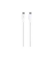 120W Type-C Şarj Kablosu USB-C to USB-C Hızlı Şarj Data Kablosu 1 Metre (Beyaz)