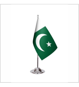 Pakistan Tekli Masa Bayrağı