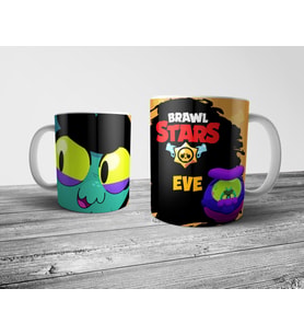 Pixxa Brawl Stars Eve Kupa Bardak Model 1