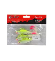 Captain 3559 Pencil Soft 10cm 3'lü Levrek Silikonu Renk:6