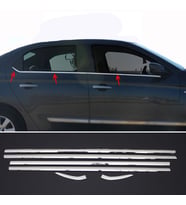 Peugeot 301 Cam Çıtası Kromu Nikelaj 6 Parça