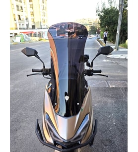 MOTOCAM Küba Newlight 50 Pro Ön Cam 2023-2026 Model 75cm Siyah Renkli 4mm UZUN BOYLU
