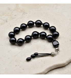 BlackCraft Oltu Taşı Mini Boy Şalgami Tespih