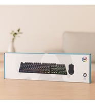 Northcity Kablolu RGB Oyuncu Klavye ve Mouse Seti - Siyah