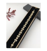 Çelik Kadın Bileklik Altın Renk Xuping Şıklığın Tamamlayıcısı! 14 K Gold Renk 18 Cm kutulu Renk Atmaz