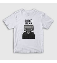 Presmono Unisex Çocuk Beyaz Radio Radiohead T-Shirt 104313tt