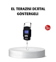 Portatif Dijital El Kantarı - Bavul, Kargo Ve Paket Tartı Cihazı 50 Kg