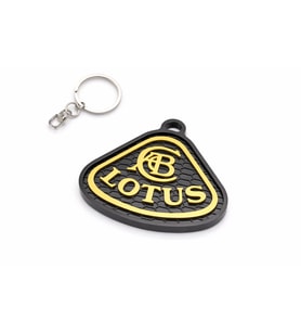 3D Baskı Lotus Logo Anahtarlık – Kişiye Özel Tasarım, Dayanıklı PLA Filament, Araba Tutkunlarına Özel Anahtarlık