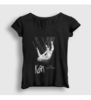 Presmono Kadın Siyah Nothing Korn T-Shirt 92841tt