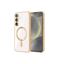 Newface Samsung Galaxy S24 Kılıf Kross Magneticsafe Kapak - Gold