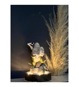 hayatvesanat  Sid Buz Devri / Figure /  Fanuslu Led Aydınlatmalı Gece Lambası/Dekoratif Obje