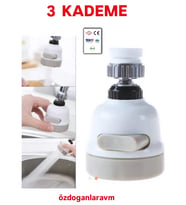 Mutfak Lavabo Başlığı 360 Derece Dönen Tasarruflu Musluk Başlığı