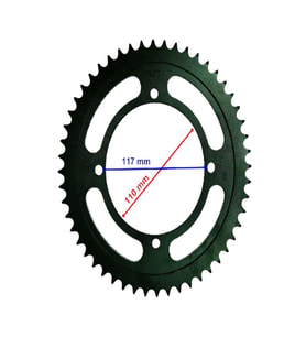 RACING KAWASAKİ UYUMLU KLX 150 ARKA DİŞLİ 428-52T İÇ 110X4 DELİKLİ IND