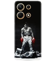 Infınıx Note 30 Pro Kılıf Desenli Silikon Muhammed Ali 1369