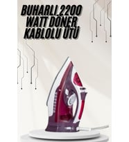 Modern Tasarım 2200W Dayanıklı Buharlı Seramik Kaplama Ütü