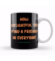 Friendship Quotes DAY ideas LOVE gift Joseph Brodsky Kupa Bardak Porselen
