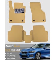 BMW 1 SERİSİ F20 (2017) Uyumlu EVA Paspas Tam Set–Araca Özel,Su Geçirmez,Kolay Montaj