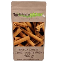 BenimAktar Tarçın Kabuk Temiz Ürün Hindistan 100 Gr